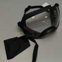 NAMSAN Dog Goggles for Large Dogs, Clear Lenses, Dog Sunglasses Medium to Large Breed, Anti-UV Doggie Eye Protection, Adjustable Driving Glasses, Windproof Dustproof, Black