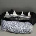 Young Marine Boat Slide Folding Anchor Kit, Hot Dipped Galvanized Sliding Anchor with Nylon Anchor Rope,Shackle,Storage Bag for 24ft to 40ft Offshore Sport Boats, Pontoon Boats (For boat up to 32ft - 19 lbs)