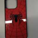 Red Phone Case Spider Compatible with iPhone 13 Pro - Shockproof Protective Cute Cool Spider-Web Phone Case Compatible with iPhone 13 Pro 6.1 Inch Case for Man Girls Women Boy Black Red