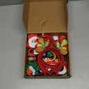 Christmas Glasses & Headband 12 Pack, Xmas Glitter Eyeglasses Frame & Headwear Accessories - One Size Fits All, Holiday Party Favor Supplies Classroom Game Prizes Gifts Photo Booth Props Outfit