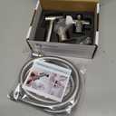 Arofa Handheld Toilet Bidet Sprayer for Toilet-Adjustable Water Pressure Control with Bidet Hose for Feminine Wash, Stainless Steel Brushed Nickel Bidet Faucet Cloth Diaper for Baby Wash