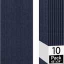 Olanglab Acoustic Wall Panels 10 Pack, 48 x 24 per Acoustic Panels Sound Absorbing, Decorative Sound Panels for Home Studio and Office, Dark Blue