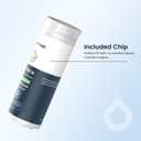 GLACIER FRESH Water Filter Compatible with XWFE (Built-in CHIP), Replacement for GE XWFE, XWF Refrigerator Water Filter NSF/ANSI 42 Certification Pack of 1