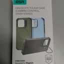 ESR for iPhone 16 Case with Stash Stand, Camera Control, 23FT Military-Grade Shock-Absorbing Drop Protection, Compatible with MagSafe Accessories, Magnetic Cyber Series, Light Green