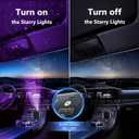 Retractable Car Charger with Starlight, 66W Starlight in Car roof 4 in 1 Retractable Car Phone Charger Adapter, Fast Charging USB C Cable, Compatible with iPhone 17/16/15/14/13/12