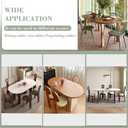 Halloween Oval Fitted Tablecloth Waterproof Elastic Edged Table Cover,Indoor Outdoor Picnic Parties Decorated and Reused Repeatedly, Fits 48"x68" Oval Tables, Style 104