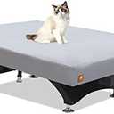 ClawsCover Pool Table Cover 7/8/9 Feet,Heavy Duty Waterproof Scratch-Free 600D Polyester Cloth,Outdoor Pool Table Covers,All-Weather Protection,Indoor Billiards Table Accessories,Light Grey