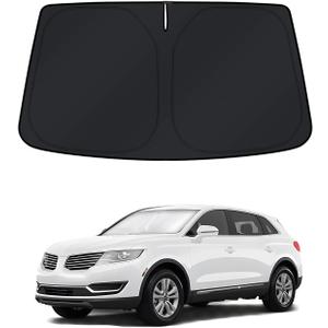 KUST Windshield Sun Shade for 20092016 Lincoln MKS Window Accessories Shade Sun Cover Foldable Block UV Rays Keep Car Cooler