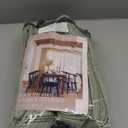 120 Inch Curtains High Ceiling Tall Curtains 2 Panels Set for Living Room Pinch Pleated with Hooks Rings Back Tab Bohemian Semi Sheer Drapes Cottage Long Large Window Drapes 120 Length Sage Green