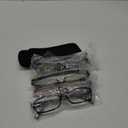 Kerecsen Reading Glasses 5 Pairs Fashion Ladies Readers Spring Hinge with Pattern Print Eyeglasses for Women (Mix Color -2, 2.75)