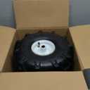 11x4.00-4" Tiller Tire and Wheel, 3/4" Axle Size, 3-1/8" Centered Hub, Compatible with Craftsman & Troy-Bilt Tiller Replacement, 2 Pack-11x4.00-4