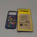 OtterBox iPhone 17 Pro Max Symmetry Series Cactus Leather Embroidery Case - Enchanted Garden - Blue - Textured, Embroidered Floral Artistic iPhone Case