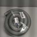 Replacement Pool Hoses for Above Ground Pools 1 1/4, 59"" Long Filter Pump Hose, 3 Packs Pool Pump Hose with 6 Metal Clamps (Grey), Gray
