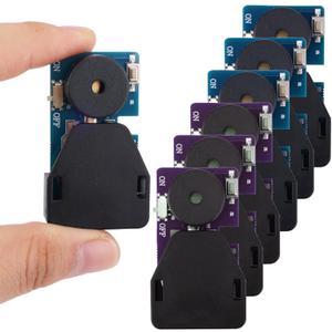 6 Pack Cricket Noise Maker Prank, Hidden Sound Prank Box with 6 Annoying Sounds Funny Chirping Beeping Device Gag Toy for Adults Office Home Car & Party (Purple+ Blue)