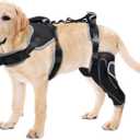 Dog Knee Brace for Torn ACL Hind Leg,Luxating Patella-Supportive Brace for Medium to Large Dogs-Adjustable Leg Support with Sufficient Wrapping, Non-Slip Joint,Pain Relief,L