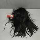 Long Wavy Wig Red Green Purple Pink Black Blue Sliver Gray Blonde Brown 70 Cm Synthetic Hair Wigs black 28inches