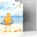Beach Room Decor Coastal Home Decor Funny Seagull Pictures Beach Themed Gifts Cute Metal Sign For Bedroom Livingroom Cafe Club 8x12 Inches Tin Sign