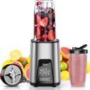 VEWIOR 900W Smoothie Blender for Shakes and Smoothies, Blenders for Kitchen, Protein Drinks, Personal Blender with 2 * 22Oz Smoothie Cups with Lids