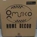 Rectangle Plastic Serving Tray with Handles, Elegant Decorative Tray for Coffee Table, Ottoman, Living Room, Kitchen, Outdoor Use. 12"*16"*1.6" B