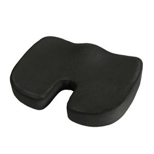 Memory Foam Seat Cushion – Doctor Recommended Office Chair Cushion, Car Seat Cushion – Chair Cushions for Back & Sciatica Pain Relief – Seat Cushions for Office & Desk (Black)