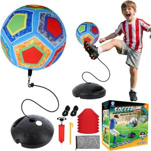 Sports Soccer Toys for Kids: 2-in-1 Portable Soccer Toy with Rebound - Interactive Soccer Gift for 3 4 5 6 7 8-12 Year Old Boys Indoor Outdoor Backyard - Perfect Christmas Birthday Gifts for Kids 3-12