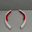 White Steering Wheel Cover for Tesla Model 3/Y 2016-2025 2026 Juniper/Highland | Non-Slip, Segmented, Custom-Fit, Carbon Fiber | Model Y Juniper Accessories | Model 3 Highland Accessories