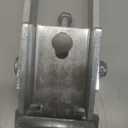 MorningRo 2-1/2 Inch Chain Link Single Gate Latch for 1-5/8" or 2" Gate Frame Chain Link Fence Gate Latch, Heavy Duty Fence Gate Latches, Strong Arm Single GATE Latch for Metal Gate