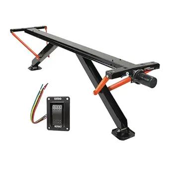 Lippert PSX1 High-Speed RV Power Stabilizer Jack System with Black IP66 Waterproof Switch Kit, Automatic Adjustment, Powder-Coated Steel Frame, Up to 30" Extension - 2025012486