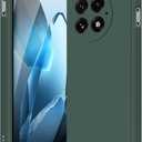 Case for Oneplus 13, Soft Silicone Case with Upgraded Camera Protection, Shockproof Slim Case Cover with Anti-Scratch Microfiber Lining, Green