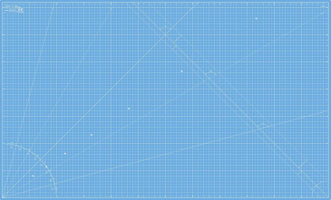 Elan Cutting Mat A1 Blue, Large Self Healing Cutting Mat 24 x 36 Inch, 5-Ply Craft Board Blue, Hobby Board for Crafts 24x36 Inch