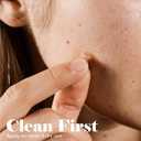 3Pack BIOPURE Hydrocolloid Acne Patches - 24 Count Acne Patches for Acne - Pimple Patches and Hydrocolloid Patch for Face. (Clear - 12 8mm + 12 12mm Patches)