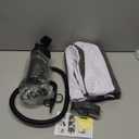 Inflatable Toddler Airplane Bed: Portable Airplane Seat Extender for Kids & Travel Bed for Camping - Blow Up Air Mattress for Child Flight Sleep with Safety Belt and Carry Bag