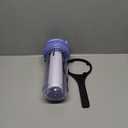 Culligan HF-360A/ HF-360B Whole House Water Filter Housing Clear – 3/ 4" Inlet/ Outlet, Standard Duty, Sediment Water Filtration for Home Plumbing & Appliances, NSF Certified