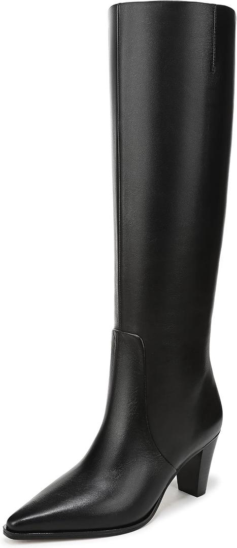 Franco Sarto Women's Jaycen Knee High Boot Black Leather 9.5 M