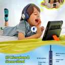 Kids Headphones with Cord , Wired Over Ear Headsets with Microphone Limited Volume 85dB/ 94dB, Portable Wired Headphones for Kids Boys Girls Teens Children Online School/Travel/iPad/Tablet/Cellphone