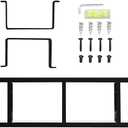 Generic Iron CD DVD Rack, Black, 86.8cmx15.7cm, Home Entertainment, Offices, Libraries