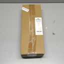 Curtain Rods for Windows 28 to 144 Inches Adjustable 1 Inch Diameter Decorative Single Window Curtain Rod Set with Rounded Cap design Finials, Bronze