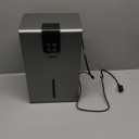 Dehumidifier, Dehumidifiers for Home, 98 OZ Water Tank, (1000 sq.ft) Quiet Dehumidifier for Basement Bathroom Bedroom with Humidity Display, Auto Shut Off, Relaxing 7 Color Ambient Light (Gray) 