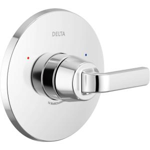 Delta Lineax 14 Series Single-Function Valve Trim Kit, Chrome Handle Set for Shower Faucet System, Chrome T14062 (Valve Not Included)