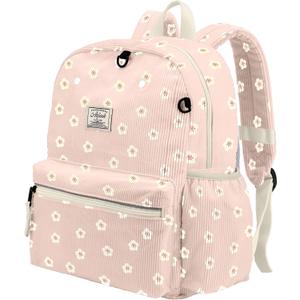 Corduroy Kids Backpack for Boys 6-10: Boys Girls Backpacks for Elementary Kindergarten 15” H Fit Folder