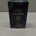 10 Inch Ivory Taper Candles, 24 Pack Bulk Unscented Elegant Dinner Candles for Wedding, Valentine's Day, Table Decor - 7-8 Hour Burn - Paraffin Wax with Cotton Wicks