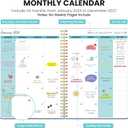 2 x Monthly Planner 2026-2027, Aesthetic 2 Year Months Planner Calendar, 24-Months from January 2026 - December 2027, 26-27 Monthly Calendar Planner, Perfect for School Office Home, 7" x 10" - Sunset