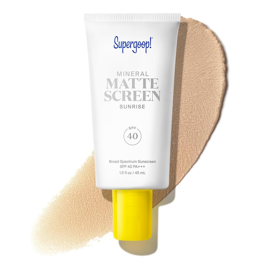 Supergoop! Mineral Mattescreen (SPF 40) - 45 mL - Mineral, Oil-Free Broad Spectrum Sunscreen