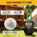 Bungee Cords Heavy Duty Outdoor: 20 Pcs Premium Rubber Bungee Cords with Hooks in a Storage Jar Includes 10", 18", 24", 30", 36", 48" Bungee Cord for Camping, Tent, Fastening Items