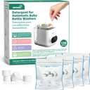 GROWNSY Official Detergent Washing Tablets - 130 PCS, Compatible with Momcozy Baby Bottle Washers
