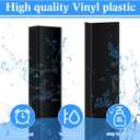 Sasylvia 10 Pcs Wall Corner Protector Guards, 1 x 1/2 x 36 Inches Avoid Scratching Scuffs, Black Vinyl Corner Trim Molding, Ease Install & Cleaning for Door Countertop Furniture Cabinet Protection