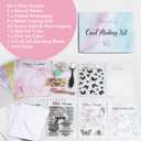 2 x Watercolor Rubber Stamp Set Art Stencil Ink Die Cut Sets Card Making Stamper Card Kit for AdultsWomen Painting