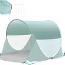 ISILER Pop Up Beach Tent, Portable Outdoor Shade Tent, UPF 50+ Beach Shelter, Easy Setup Windproof Waterproof Canopy