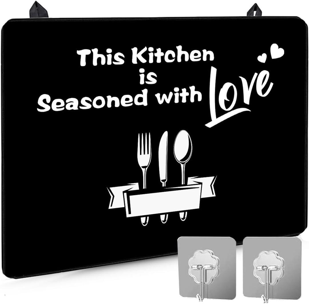 Stove Top Covers, Extra Large Stove Top Cover for Electric, Anti-Slip Waterproof Flat Top Oven Cover Mat Cooktop Cover Protector, Glass Stove Top Protector Expand Stove Space (28.5" X 20.5", ZQ)