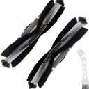 Main Roller Brush Accessories for AIRROBO T20+ Robot Robotic Vacuums, for AIRROBO T20+ Main Brush Replacement Part 2Pcs